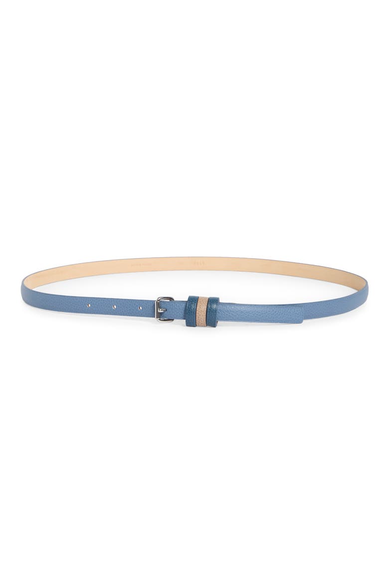 Leather Belt, Main, color, NORDIC