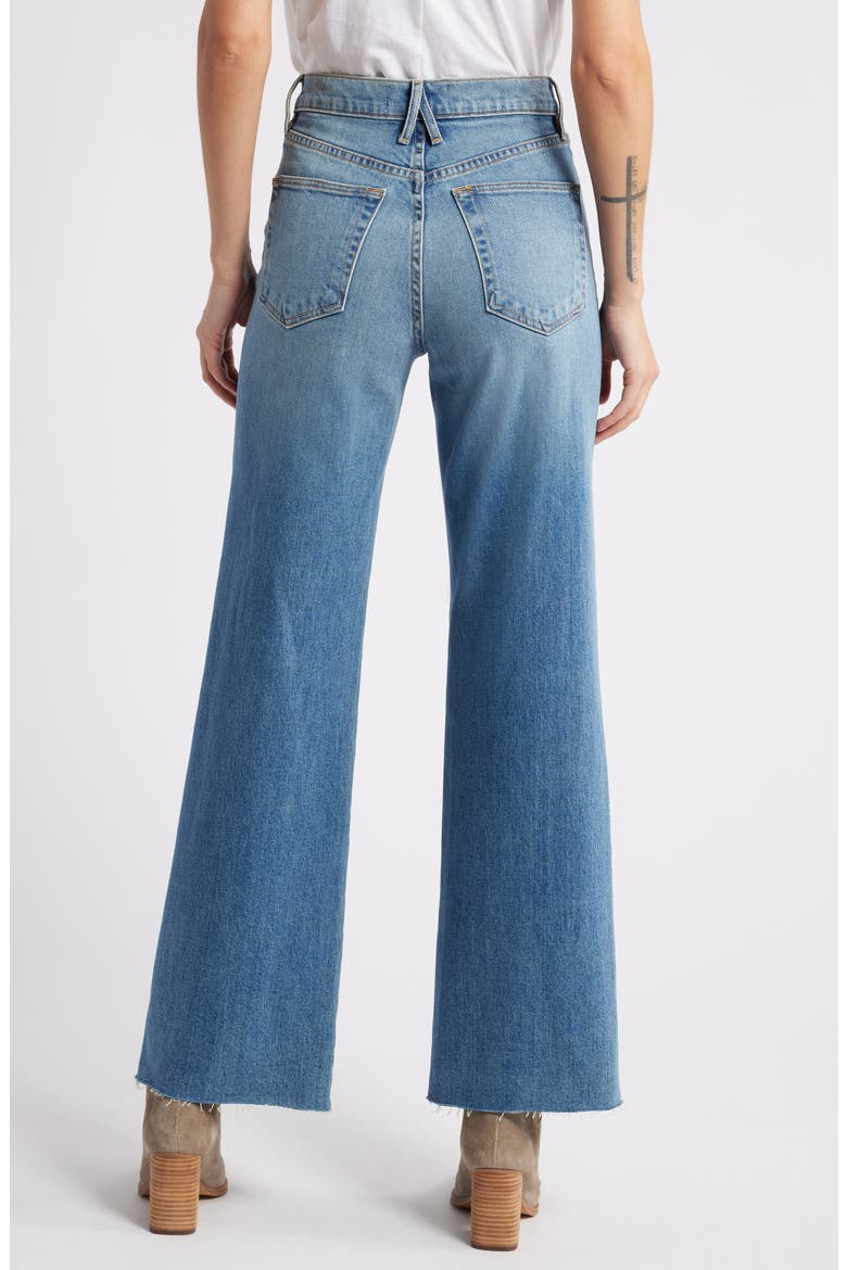 Grace Raw Hem High Waist Ankle Wide Leg Jeans, Alternate, color, SEPARATE WAYS
