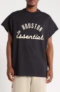 Fear of God Essentials Astros '90s Jersey Cotton Cutoff T-Shirt