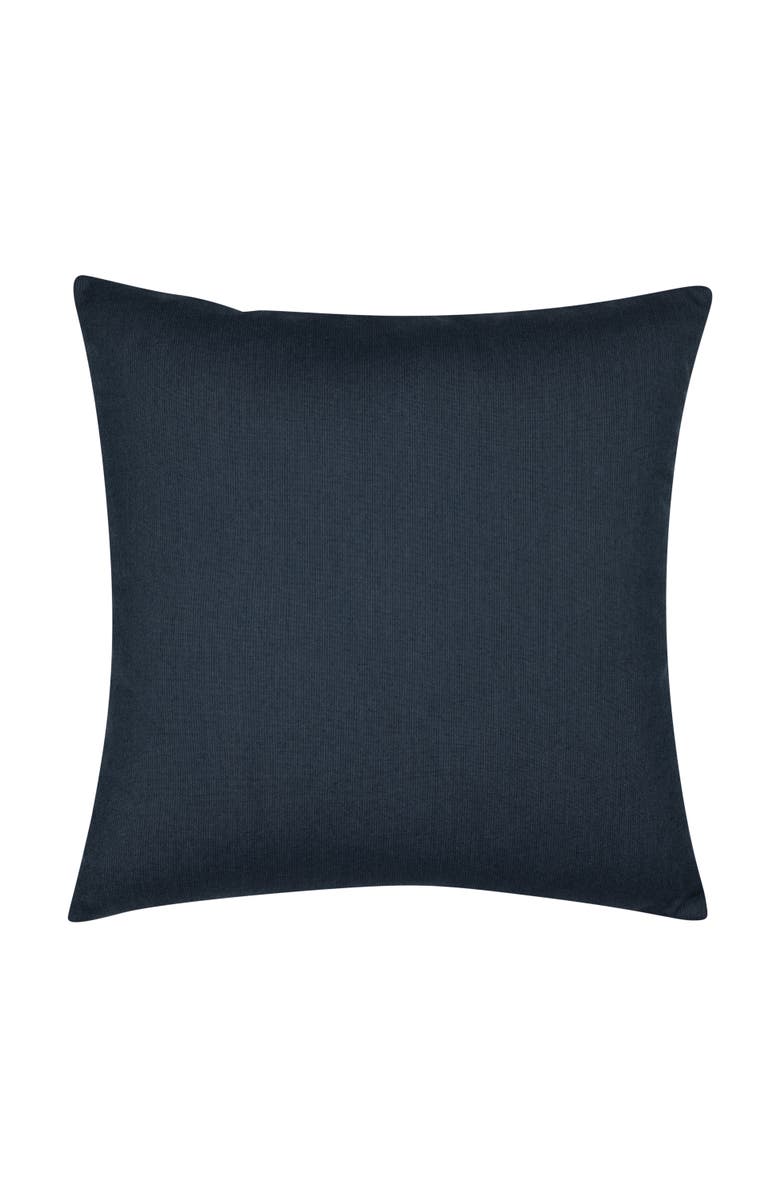 Elaine Smith Vista Multi colored Velvet embroidered panelled Indoor & Outdoor Woven Accent Pillow, Alternate, color, Multi