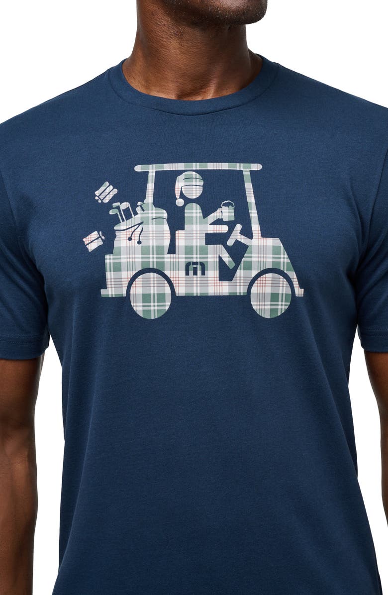 TravisMathew Candy Cane Graphic T-Shirt, Alternate, color, Total Eclipse