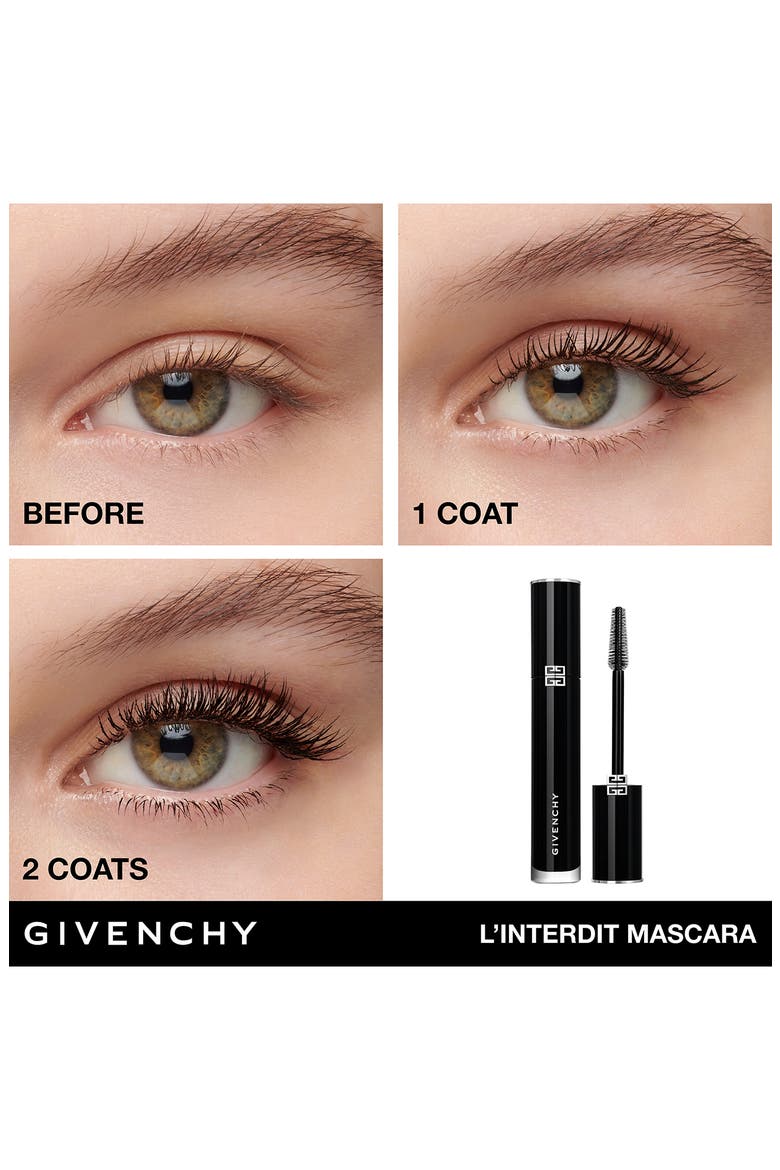 L'Interdit Volumizing & Lengthening Mascara, Alternate, color, BLACK