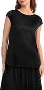Lilysilk Women's Basic Cap Sleeves Silk Tee