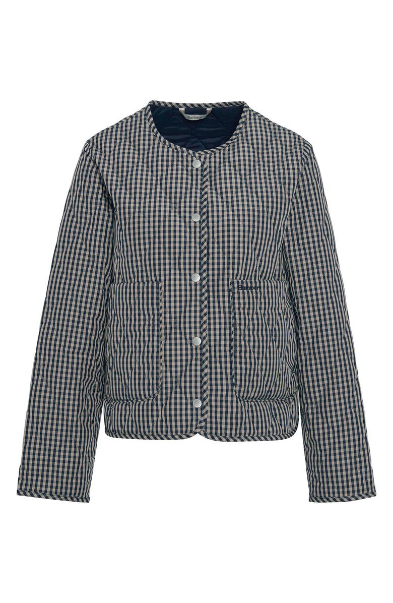 Barbour Monroe Gingham Quilted Jacket, Alternate, color,