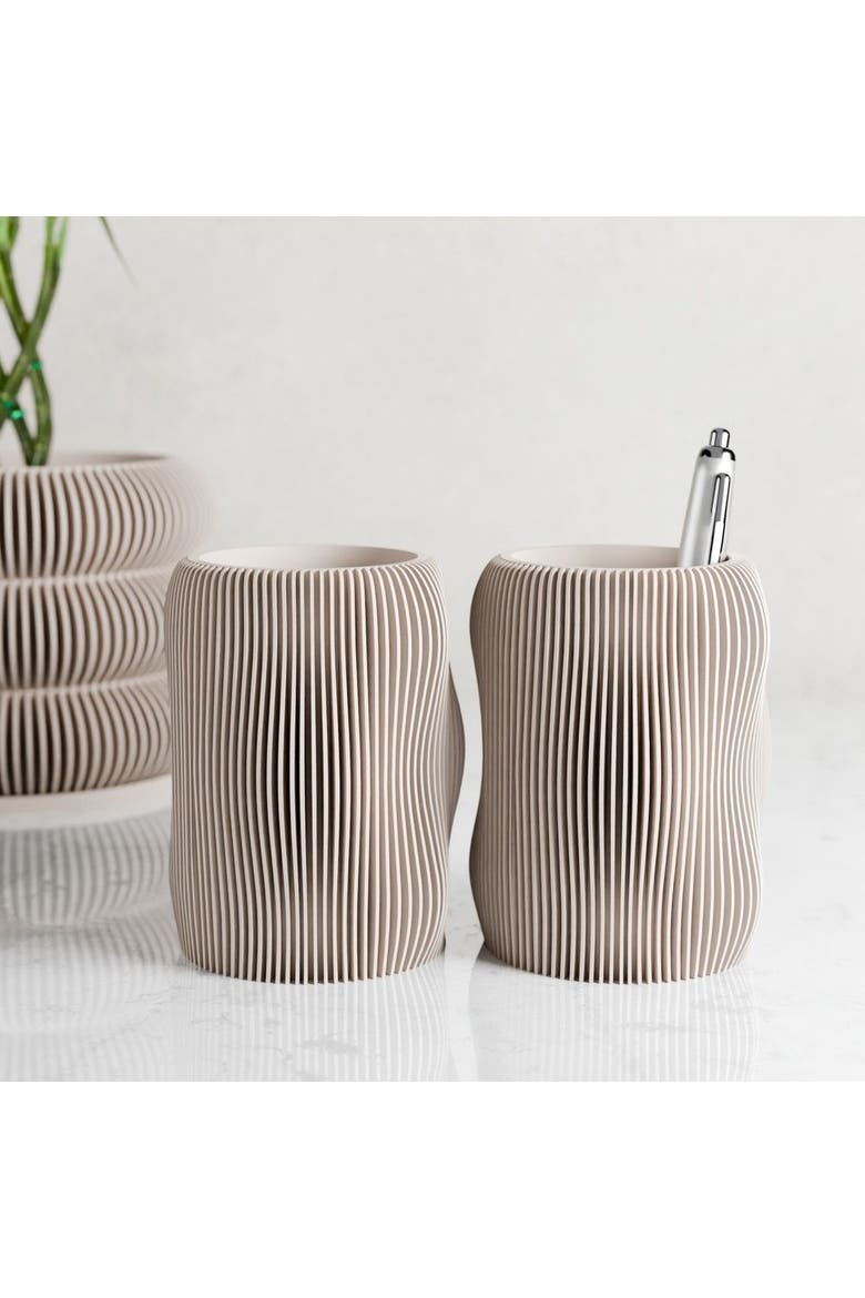 Bubbly Pencil Holder, Main, color, Off White
