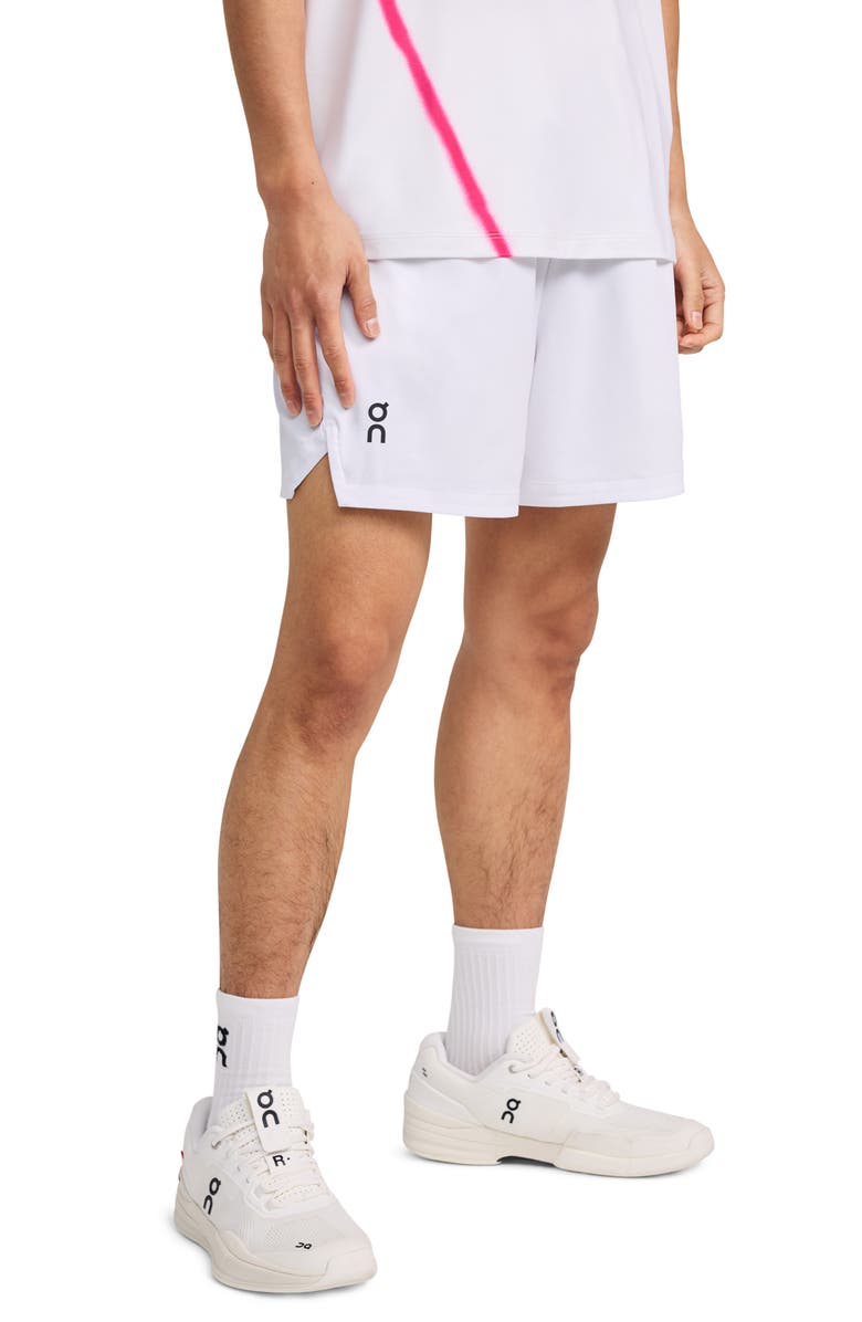 On Court Shorts, Alternate, color, White