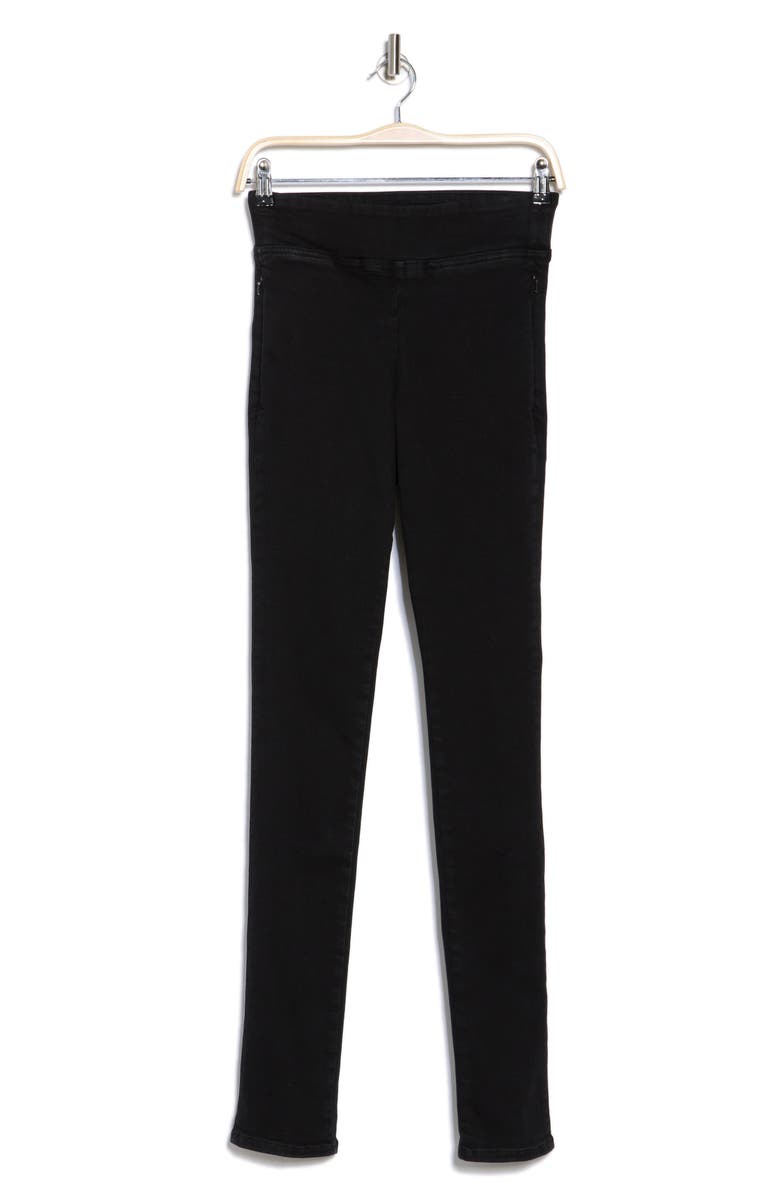 FRAME The Jetset Stacked Pencil Jeans, Alternate, color, Sheen Noir