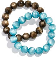 BaubleBar Jane Set of 2 Beaded Bracelets