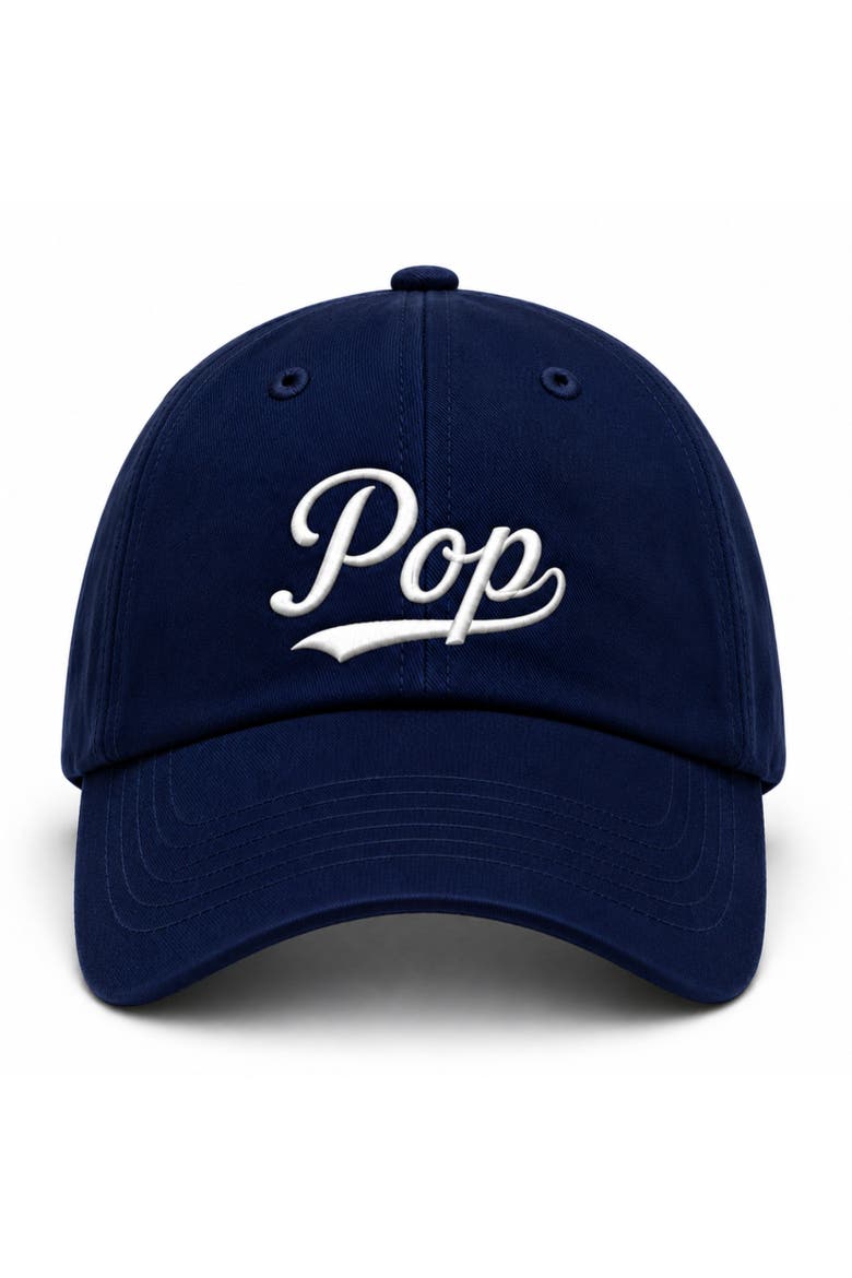 Men's Pop Legacy Baseball Hat, Main, color, Navy