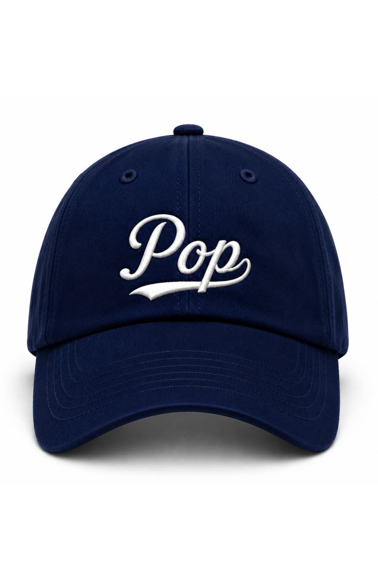 Bits & Bows Men's Pop Legacy Baseball Hat, Main, color, Navy