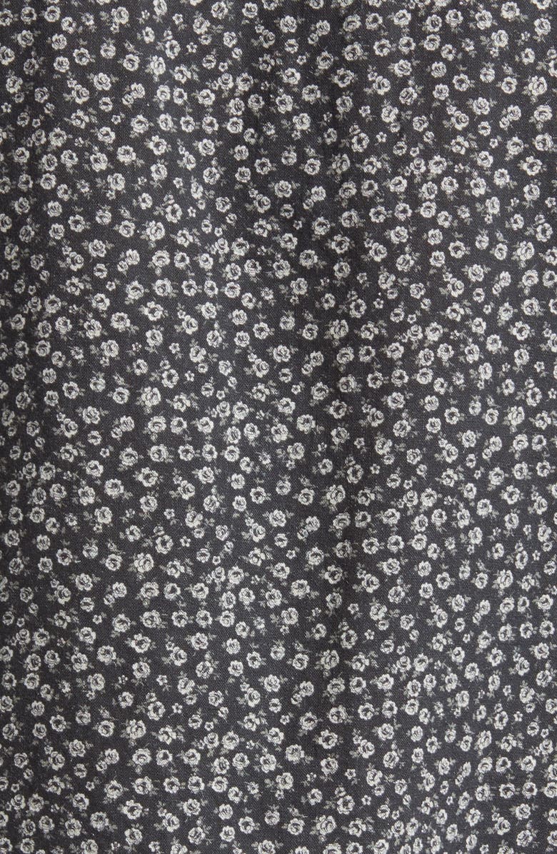 Rails Carson Floral Short Sleeve Linen Blend Button-Up Shirt, Alternate, color, 