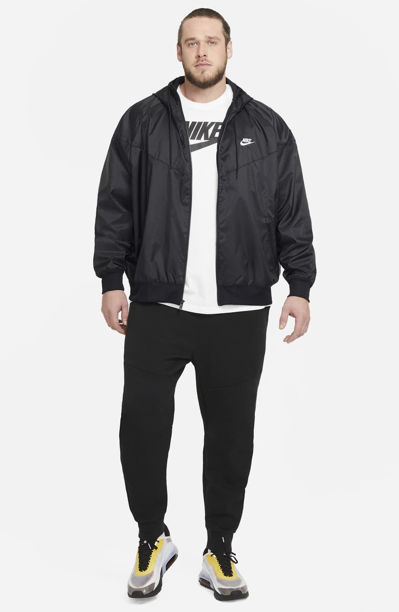 Nike Sportswear Windrunner Jacket, Alternate, color, Black/ White