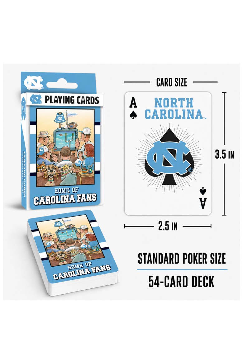 UNC Tar Heels Fan Deck Playing Cards, Alternate, color, Multicolor