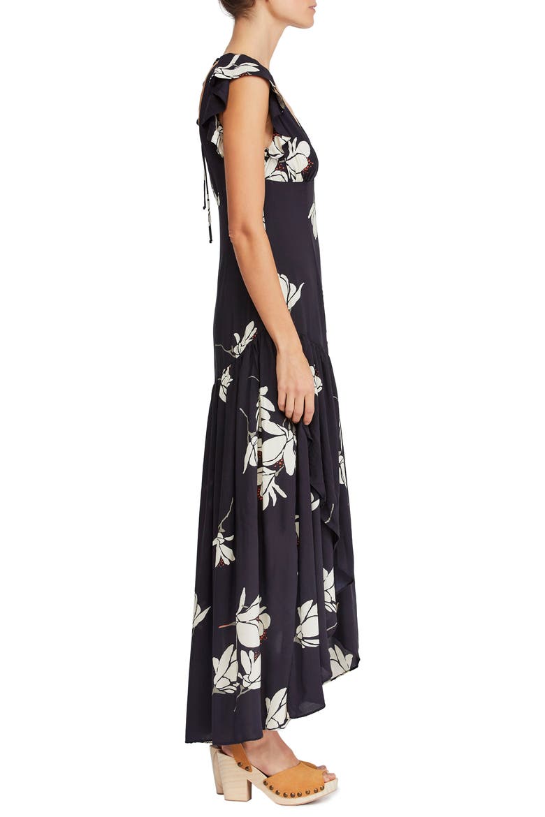 She's a Waterfall High/Low Maxi Dress, Alternate, color, BLACK COMBO