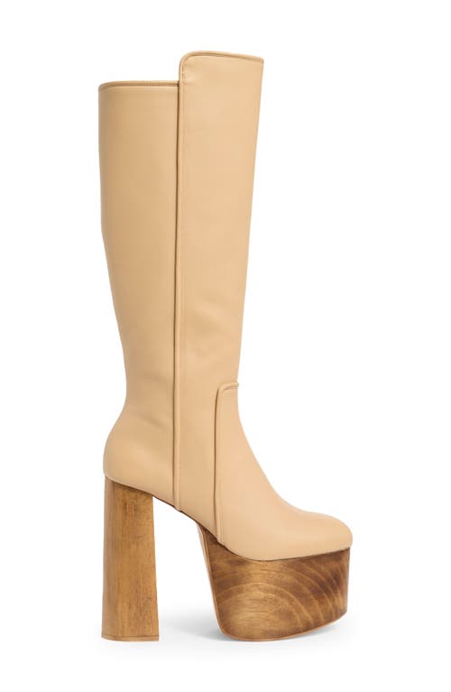 Cult Gaia Willow Boot In Sand