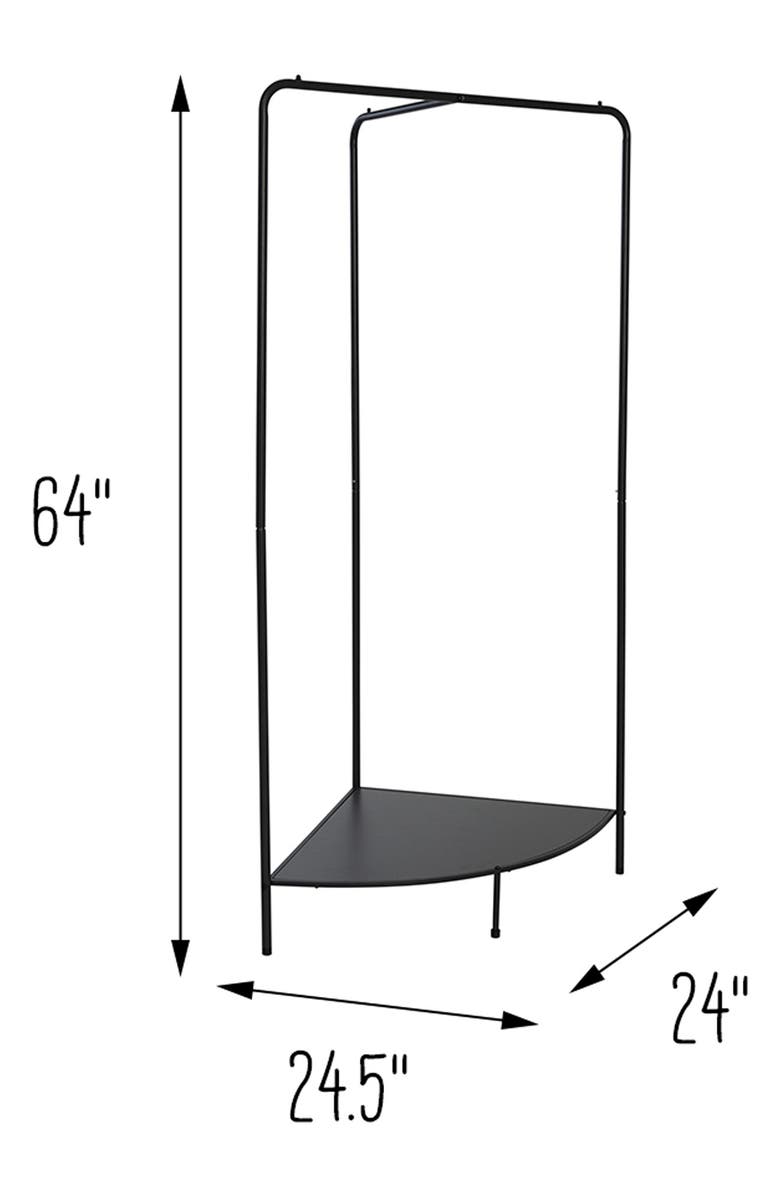 HONEY-CAN-DO Corner Garment Rack, Alternate, color, 