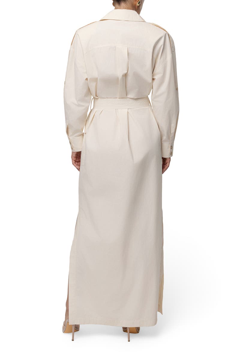 Harbor Shore Maxi Shirtdress, Alternate, color, CREAM