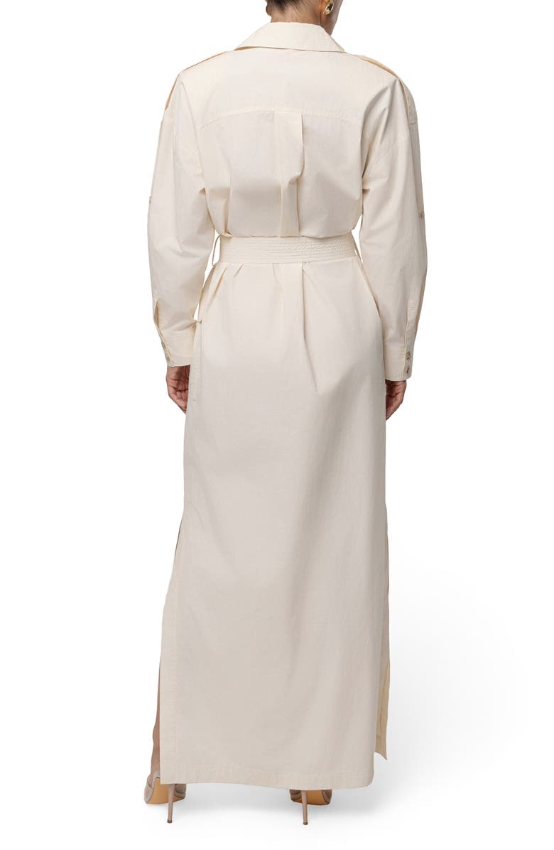 JLUXLABEL Harbor Shore Maxi Shirtdress, Alternate, color, Cream