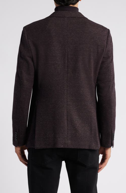 John Varvatos Check Unlined Sport Coat In Brown