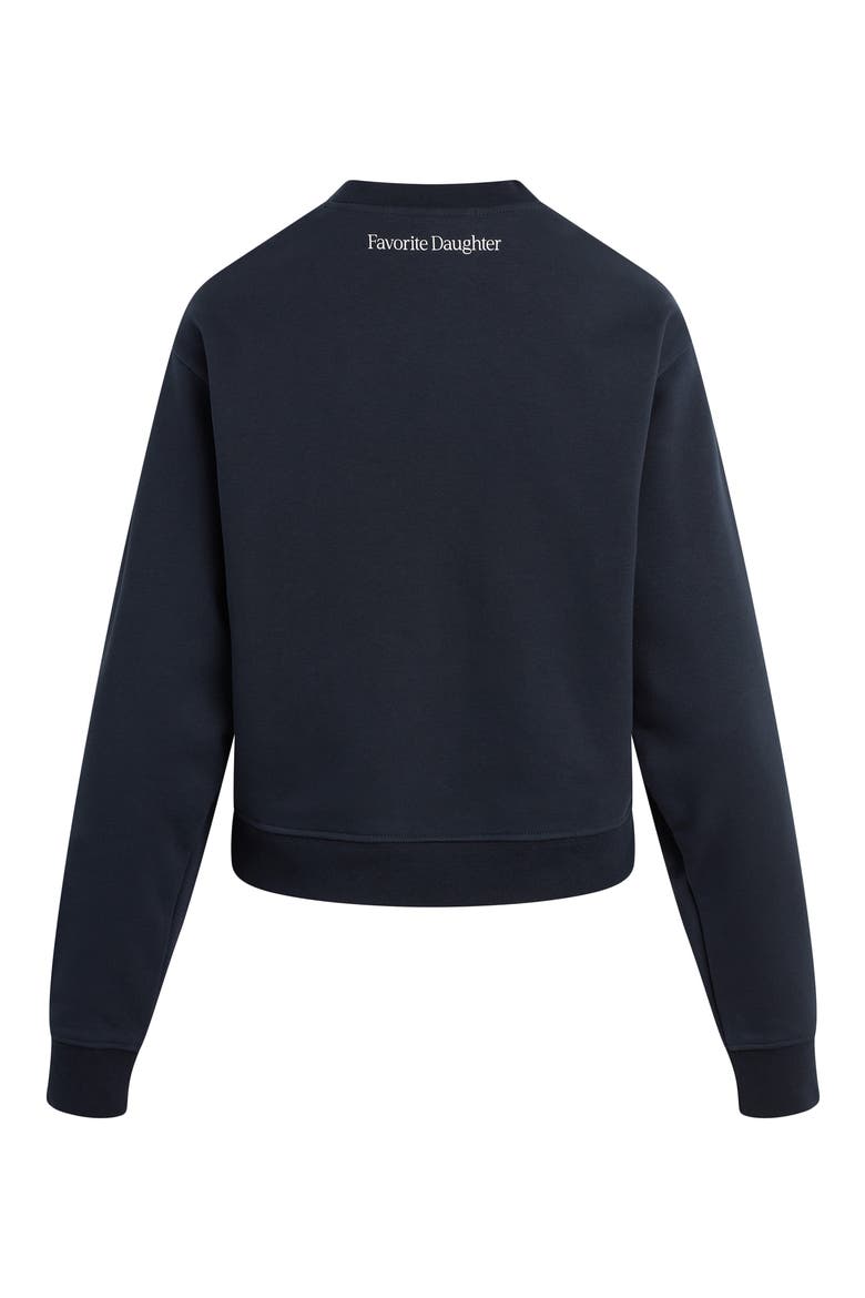 The Varsity Mom of the Year French Terry Graphic Sweatshirt, Alternate, color, NAVY
