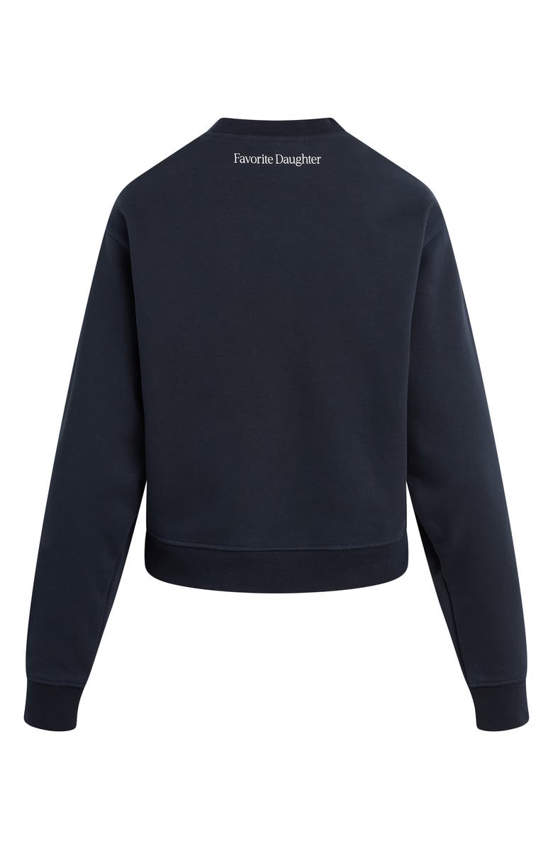 Favorite Daughter The Varsity Mom of the Year French Terry Graphic Sweatshirt, Alternate, color, Navy