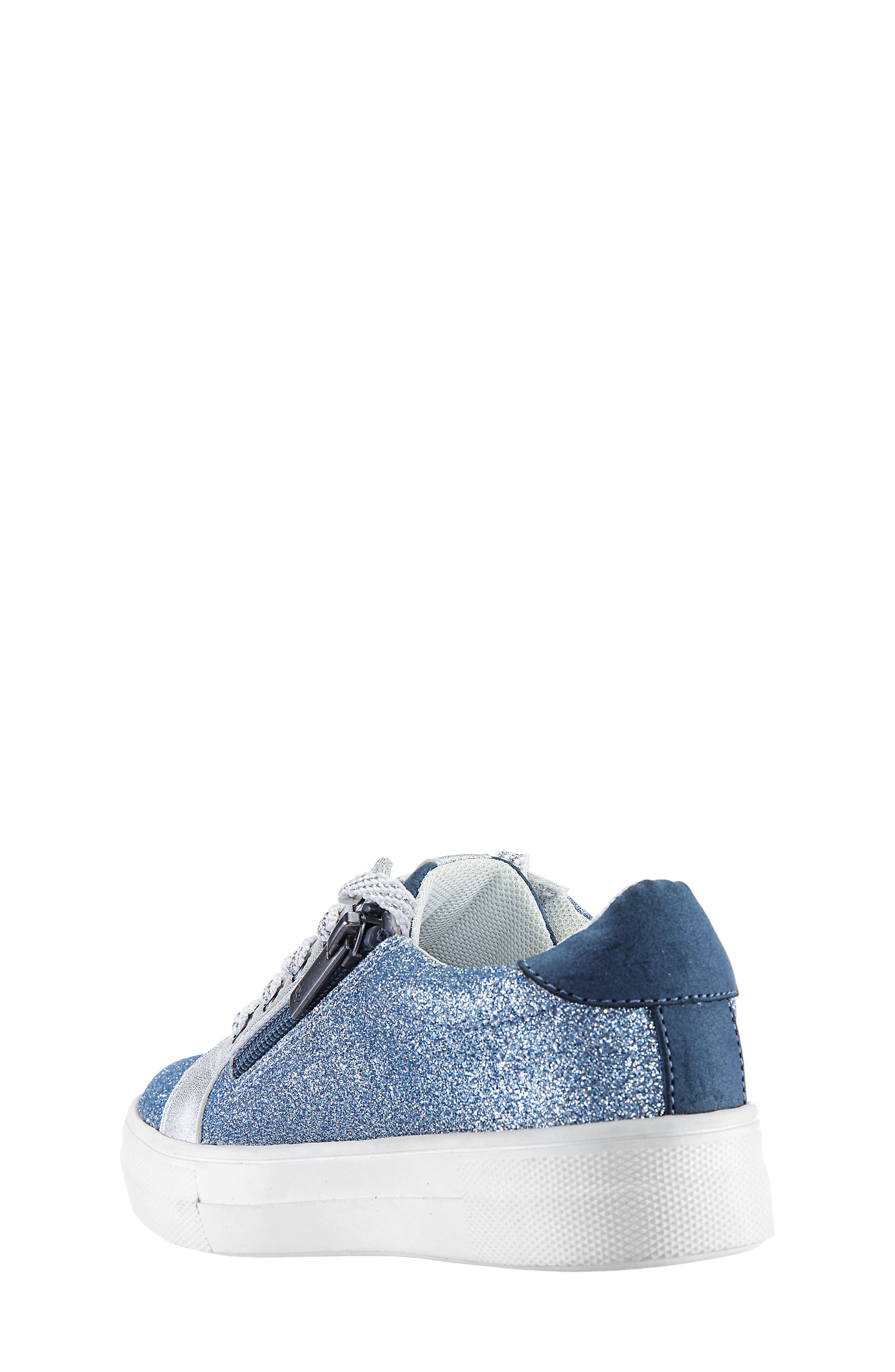 Lizzet Glitter Star Sneaker, Alternate, color, BLUE GLITTER