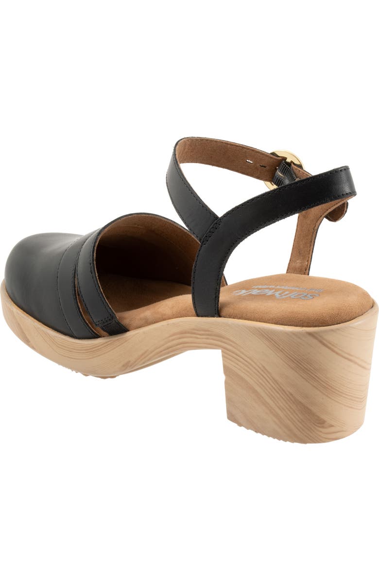 SoftWalk<sup>®</sup> Fillmore Ankle Strap Platform Clog, Alternate, color, Black