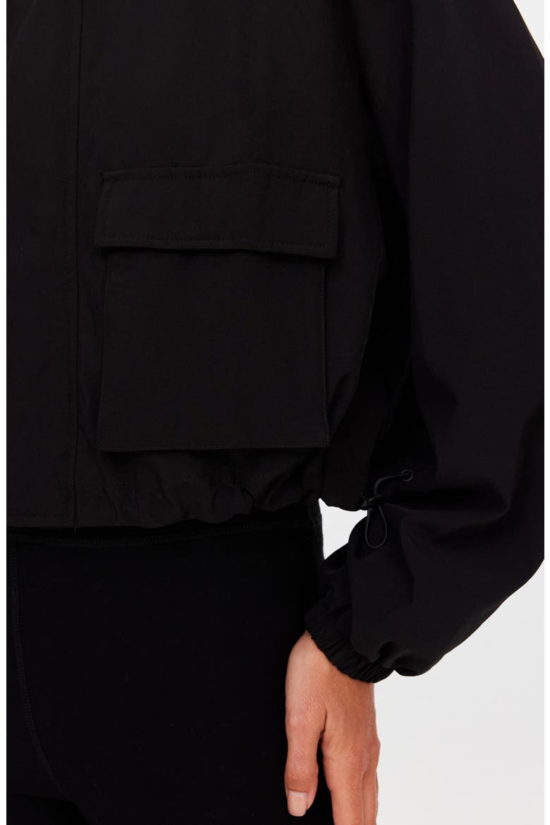 Ace Shell Jacket, Alternate, color, BLACK