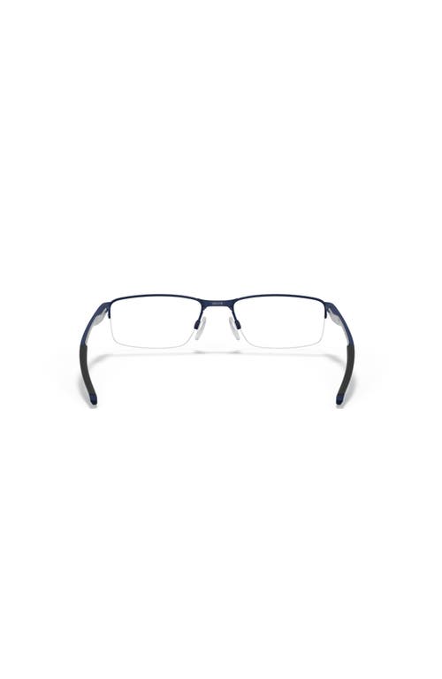 Oakley 53mm Rectangle Optical Glasses In Blue