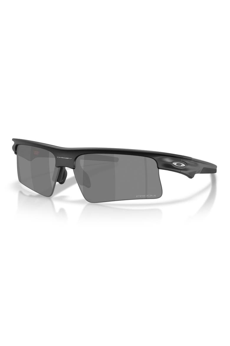 Bisphaera Speed 68mm Prizm™ Oversize Rectangular Sunglasses, Alternate, color, MATTE BLACK / PRIZM BLACK