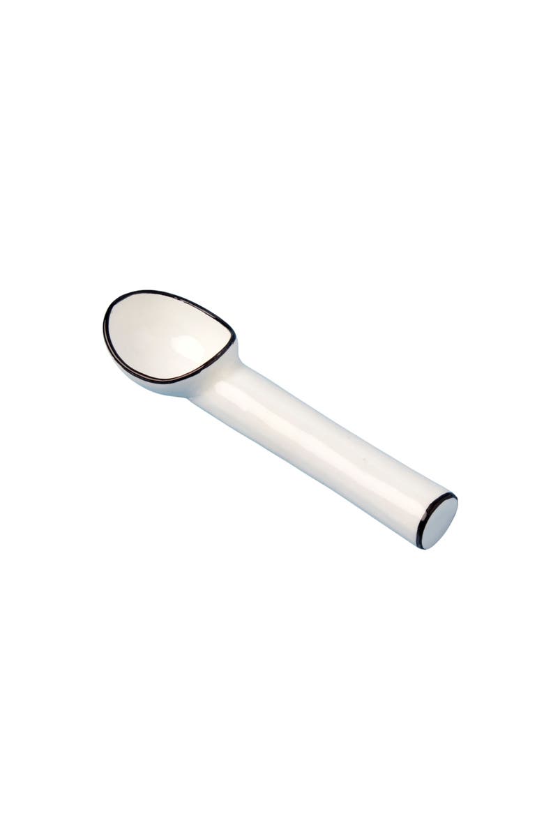 Harlow Ice Cream Scoop, Main, color, White