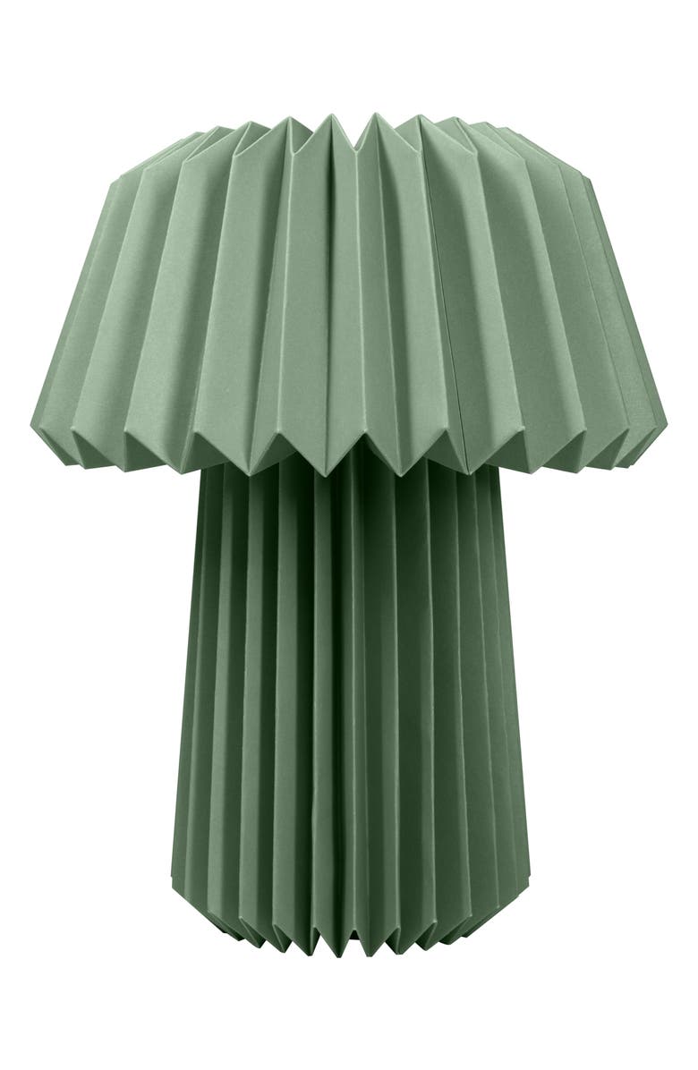 Luze Origami Paper Table Lamp, Main, color, Green