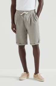 Brunello Cucinelli Gabardine Bermuda shorts