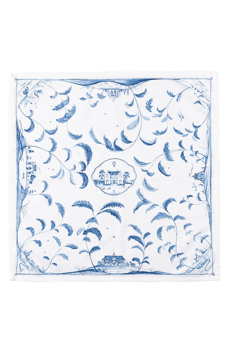 Juliska Country Estate Set of 4 Napkins, Alternate, color, Delft Blue
