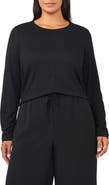 Halogen® Long Sleeve Ponte Top