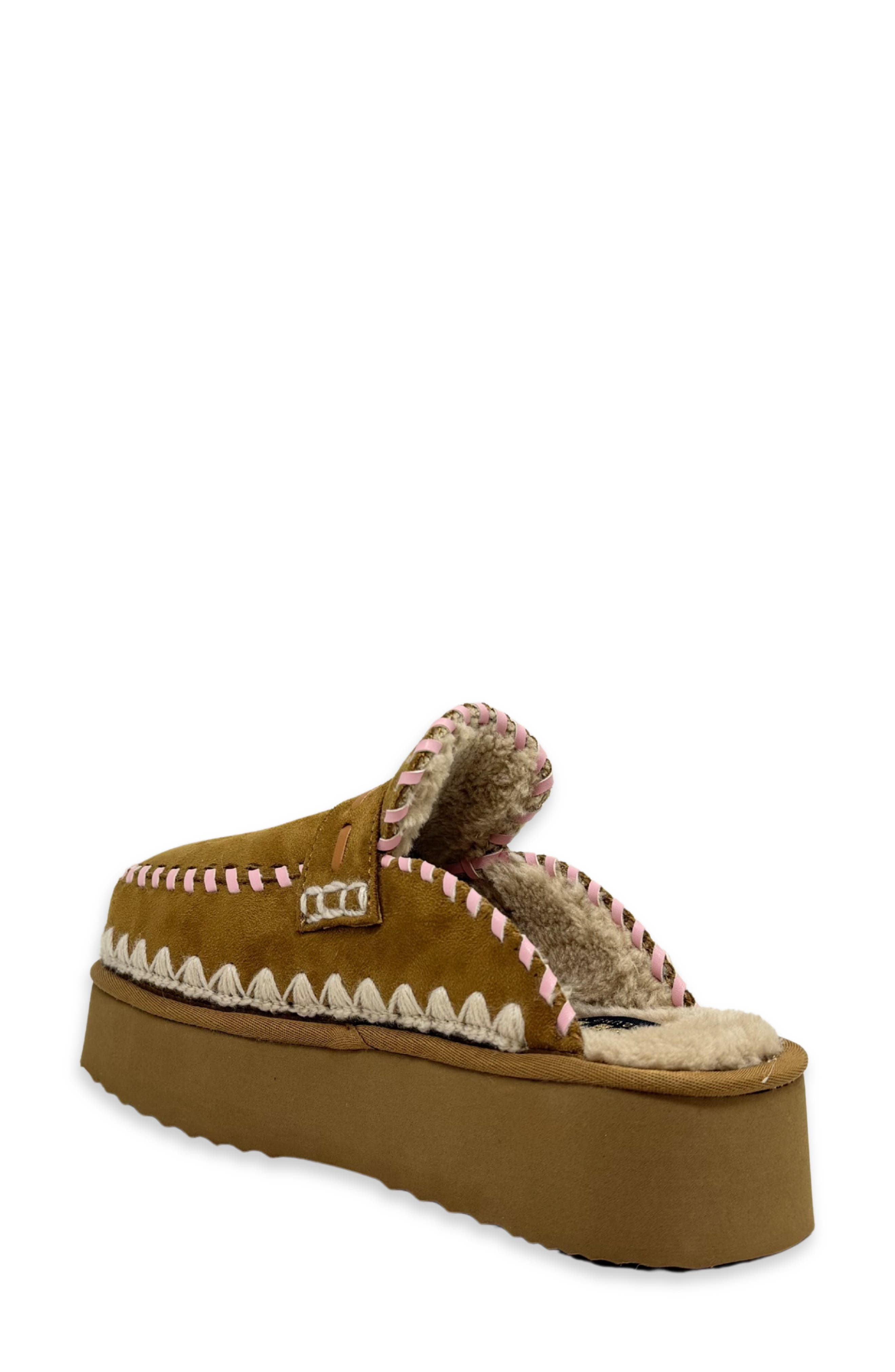 Lauryn Faux Suede Mule, Alternate, color, TAN