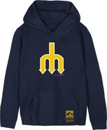 Mitchell & Ness Youth Mitchell & Ness Navy Seattle Mariners Retro Logo Hoodie