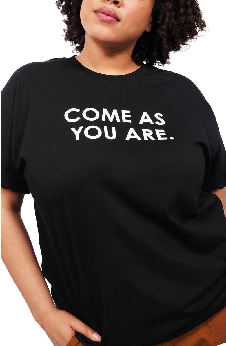 WILDFANG The Come As You Are Tee, Alternate, color, Come As You Are Black