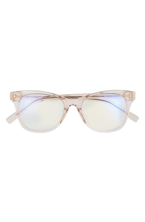 Diff Carina 50mm Blue Light Blocking Glasses In Pink
