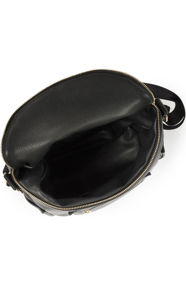 Fawn Design The Mini Convertible Water Resistant Faux Leather Diaper Bag, Alternate, color,