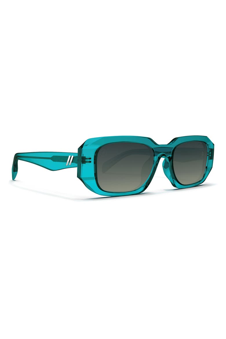 Onyx 51mm Polarized Square Sunglasses, Alternate, color, TROPICAL CURRENT