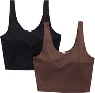 YOGALICIOUS Lux Everyday Cloud Support Tank Set