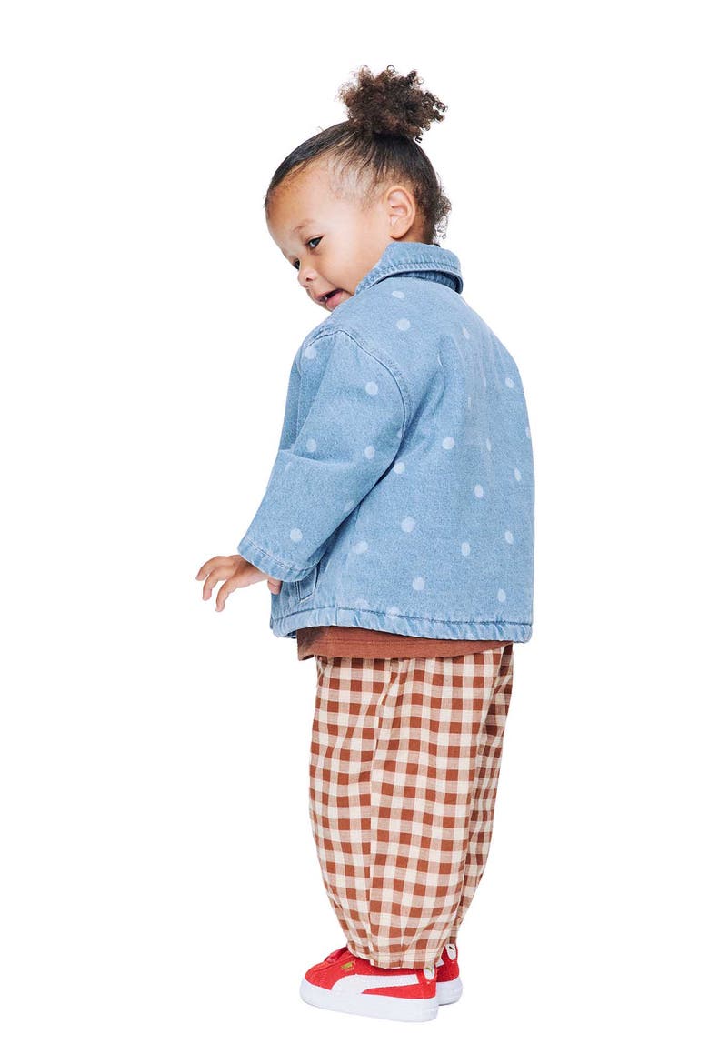 Rae Denim Jacket, Alternate, color, Burleigh Blue Wash Polka Dot