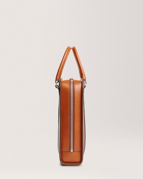 Carl Friedrik Palissy Briefcase In Cognac