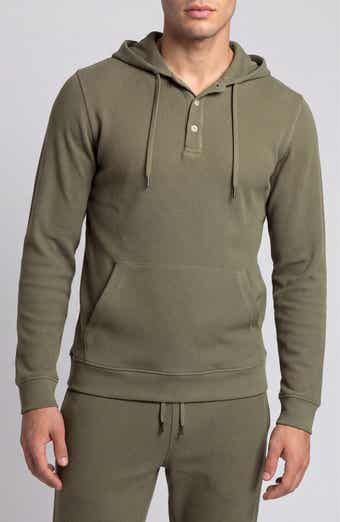 Textured Waffle Knit Hoodie