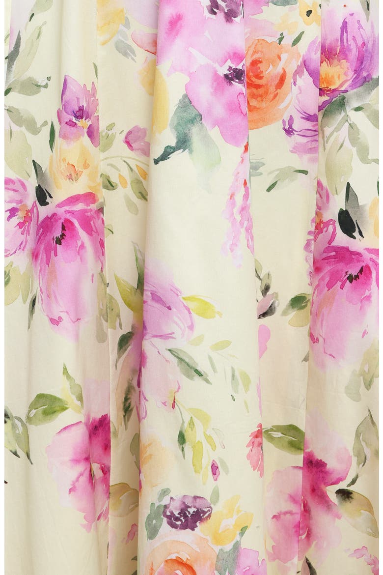 Ellody Floral Maxi Dress, Alternate, color, YELLOW PETUNIA