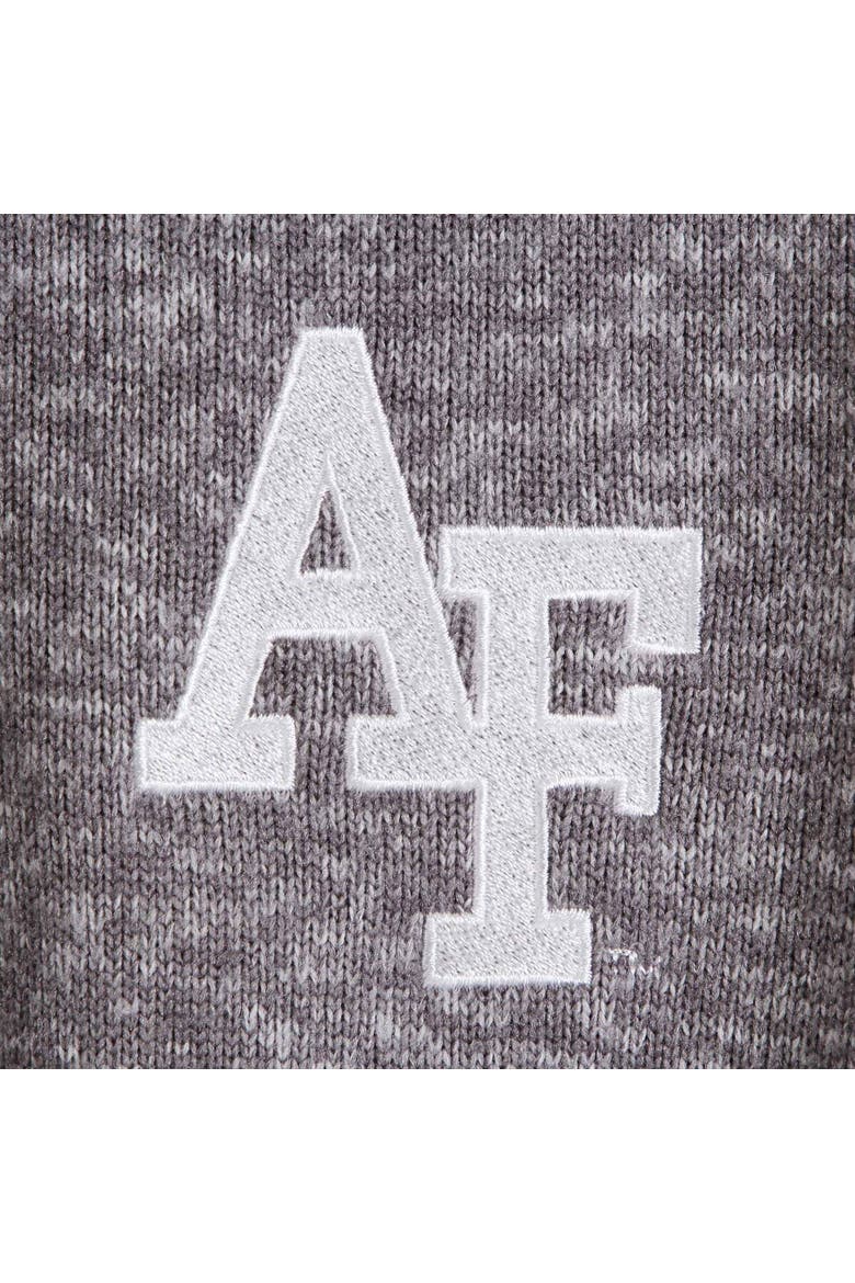 Men's Antigua Charcoal Air Force Falcons Fortune Half-Zip Sweatshirt, Alternate, color, Charcoal