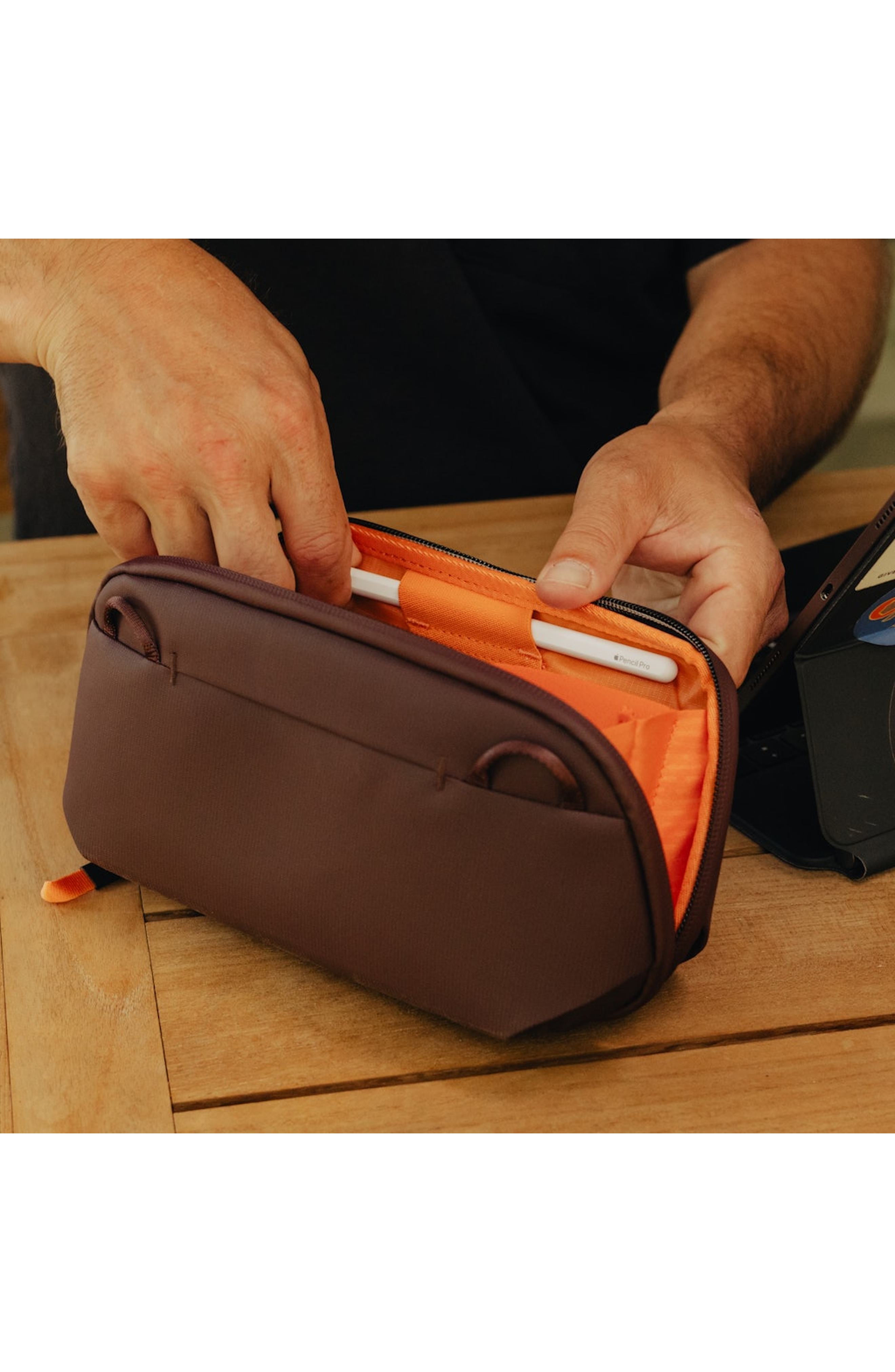Tech Pouch, Alternate, color, Eclipse