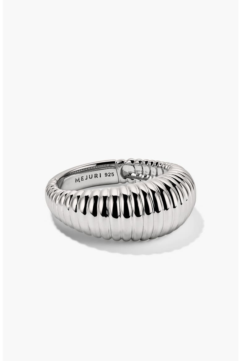 Dôme Texture Ring, Alternate, color, Sterling Silver