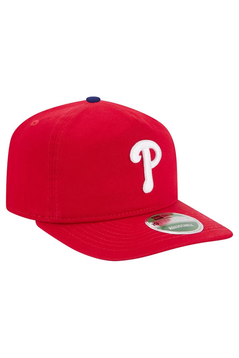 Men's New Era  Red Philadelphia Phillies Team 19TWENTY Adjustable Hat, Alternate, color, Red